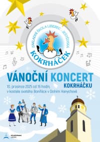 Plakát_Vánoční koncert Kokrháček 2025